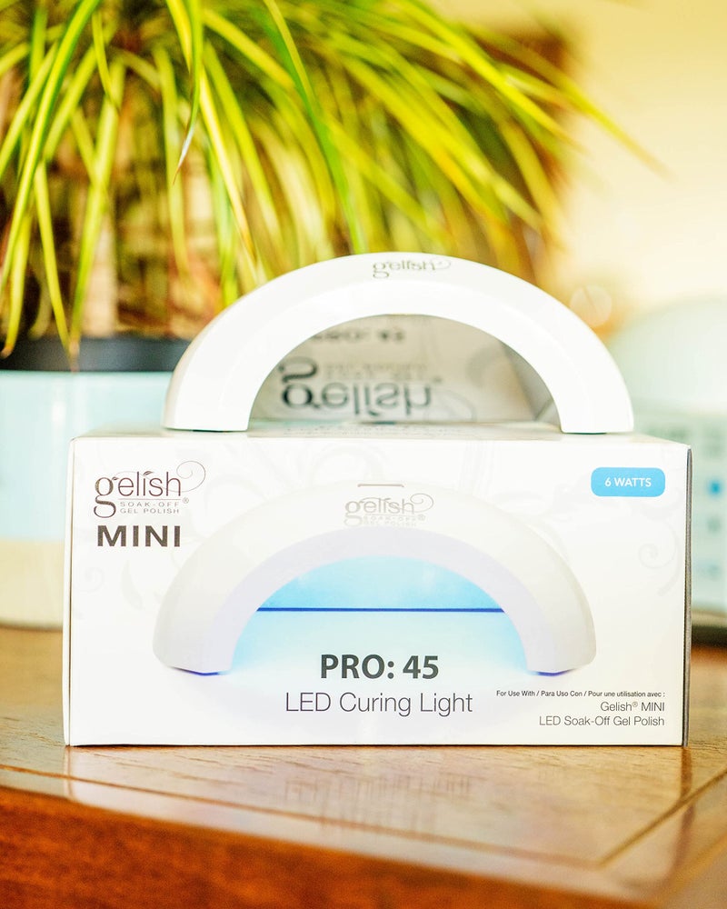 Gelish Pro 45 Mini LED Light â€“ Professional Nail Lamp, Gel Light, Nail Dryer for Gel Polish, Fast Drying, Compact & Portable LED Light for Home & Salon Use - Image 3